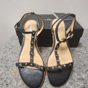 Coach Henriette Women's Sandals Size 9M Navy Blue